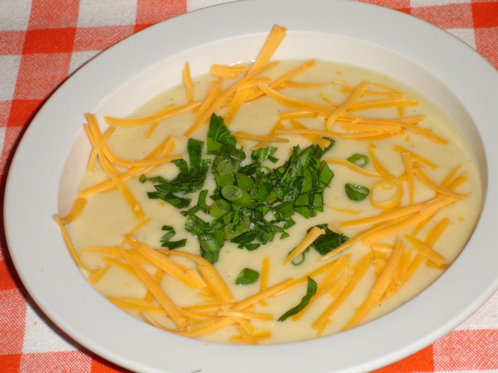 Cream of Potato & Leek Soup for Warm or Cool Weather